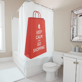保Calm and Goショッピング(バッグ2) シャワーカーテン