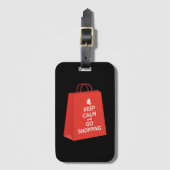 保Calm and Goショッピング(バッグ2) ラゲッジタグ (正面縦)
