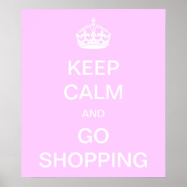 保Calm and Goショッピング ポスター