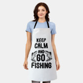 保Calm And Go魚釣り エプロン (着用した状態)