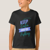保Calm and Go魚釣り Tシャツ (正面)