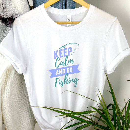 保Calm and Go魚釣り Tシャツ