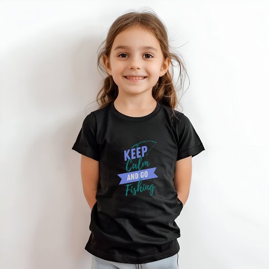 保Calm and Go魚釣り Tシャツ