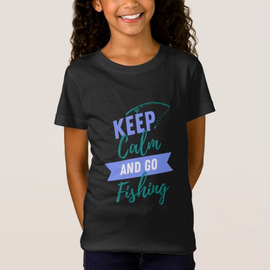 保Calm and Go魚釣り Tシャツ (正面)