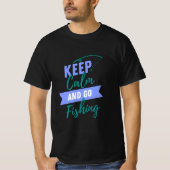 保Calm and Go魚釣り Tシャツ (正面)
