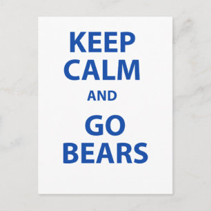 保Calm and Go Bears ポストカード