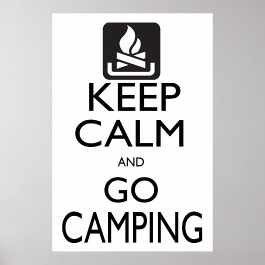 保Calm and Go Camping ポスター (正面)