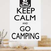 保Calm and Go Camping ポスター (キッチン)