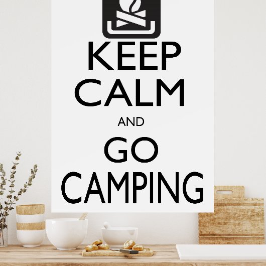 保Calm and Go Camping ポスター (キッチン)