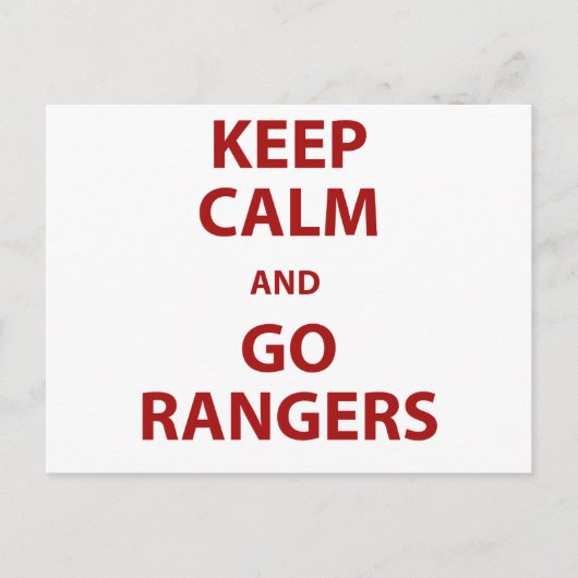 保Calm and Go Rangers ポストカード (正面)