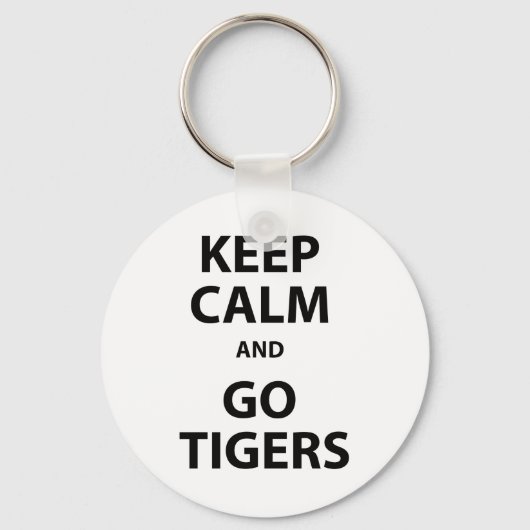 保Calm and Go Tigers キーホルダー (正面)