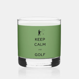 保Calm and Golf ウイスキーグラス