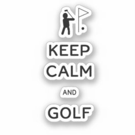 保Calm and Golf シール