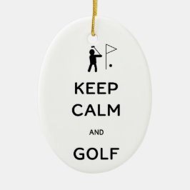 保Calm and Golf セラミックオーナメント