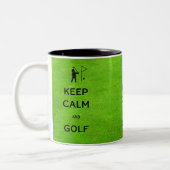 保Calm and Golf ツートーンマグカップ (左)
