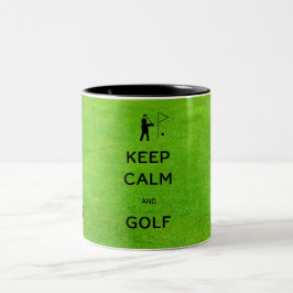 保Calm and Golf ツートーンマグカップ