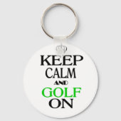 保Calm and Golf On キーホルダー (正面)