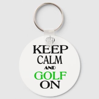 保Calm and Golf On キーホルダー