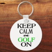 保Calm and Golf On キーホルダー (正面)