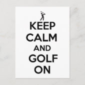保Calm and Golf On ポストカード (正面)
