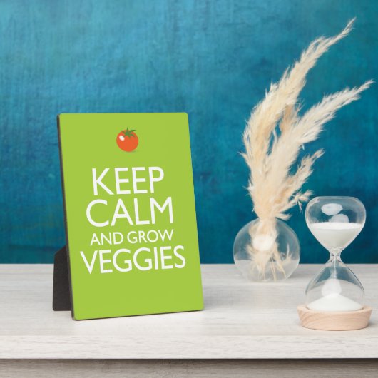 保Calm and Grow Veggies フォトプラーク (側面)
