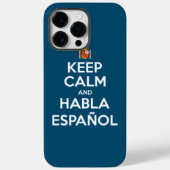 保Calm and Habla Espainol Case-Mate iPhoneケース (裏面)