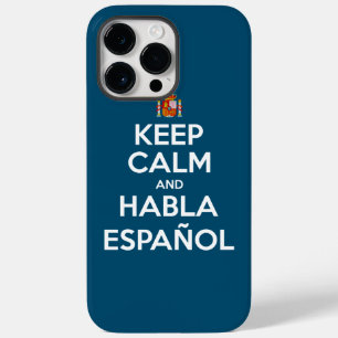 保Calm and Habla Espainol Case-Mate iPhone 14 Pro Maxケース