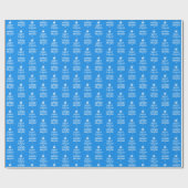 保Calm And Hand Wash On – 医師ナース&インフルエンザ ラッピングペーパー (フラット)