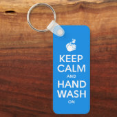 保Calm And Hand Wash On – 洗剤インフルエンザ キーホルダー (正面)