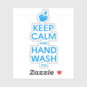 保Calm And Hand Wash On – 洗剤インフルエンザ シール (シート)