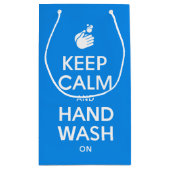 保Calm And Hand Wash On – 洗剤インフルエンザ スモールペーパーバッグ (裏面)