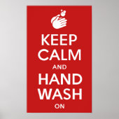 保Calm And Hand Wash On – 洗剤インフルエンザ ポスター (正面)