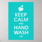 保Calm And Hand Wash On – 洗剤インフルエンザ ポスター (正面)