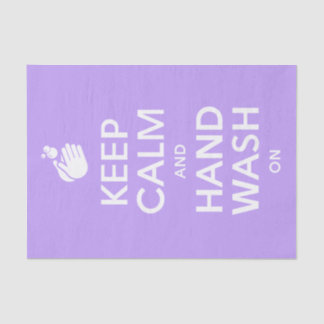 保Calm And Hand Wash On – 衛生病インフルエンザ 薄葉紙