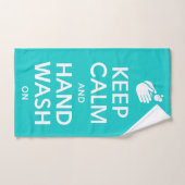 保Calm And Hand Washing On - Washing Germs ハンドタオル (ハンドタオル)