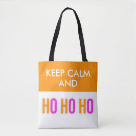 保Calm And HO HO HO CHRISTMASトートバッグ トートバッグ