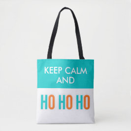 保Calm And HO HO HO CHRISTMASトートバッグ トートバッグ