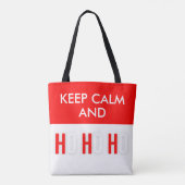 保Calm And HO HO HO CHRISTMASトートバッグ トートバッグ (裏面)