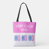 保Calm And HO HO HO CHRISTMASトートバッグ トートバッグ (裏面)