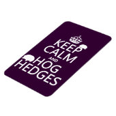 保Calm and Hog Hedges (Hedgehogs) （すべてのカラー） マグネット (左側)