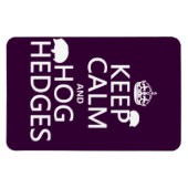 保Calm and Hog Hedges (Hedgehogs) （すべてのカラー） マグネット (横)