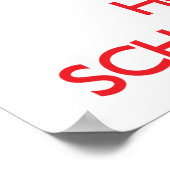 保Calm and Hug a Schoolナース ポスター (角)