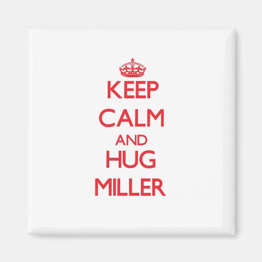 保Calm and Hug Miller マグネット (正面)