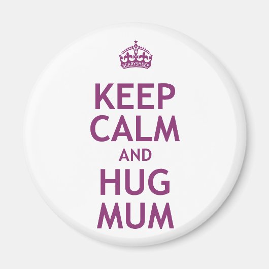 保Calm and Hug Mum マグネット (正面)