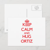 保Calm and Hug Ortiz ポストカード (正面/裏面)