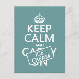 保Calm and Ice Cream ポストカード