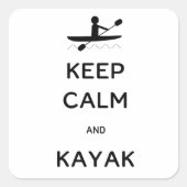 保Calm and Kayak スクエアシール (正面)