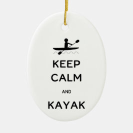 保Calm and Kayak セラミックオーナメント