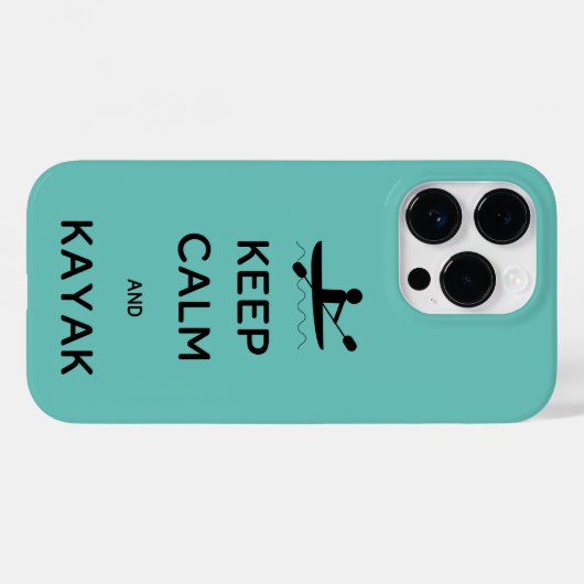 保Calm and Kayak Case-Mate iPhoneケース (裏面 (横))