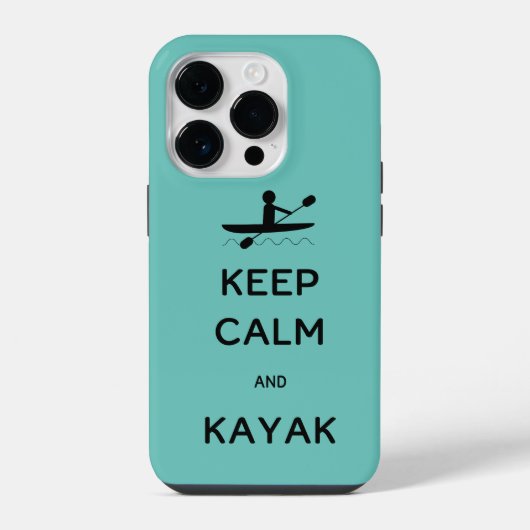 保Calm and Kayak iPhoneケース (裏面)